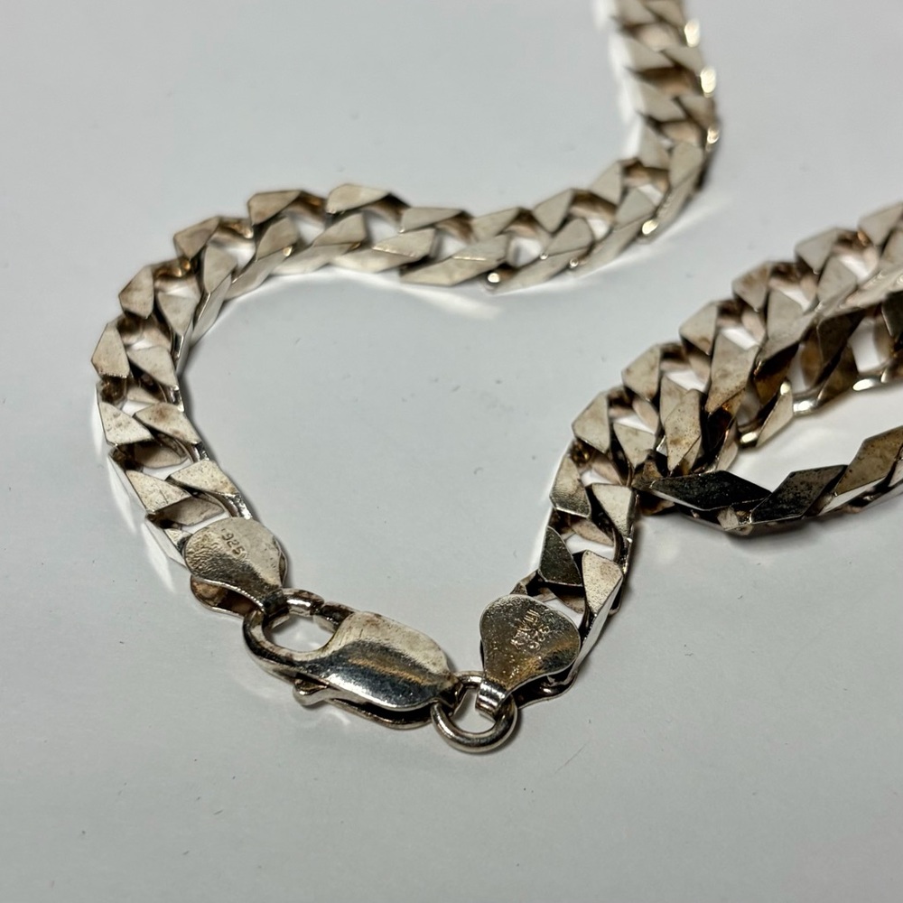 925 Italy Silver Heavy Chain, 19” Length, 48.47g